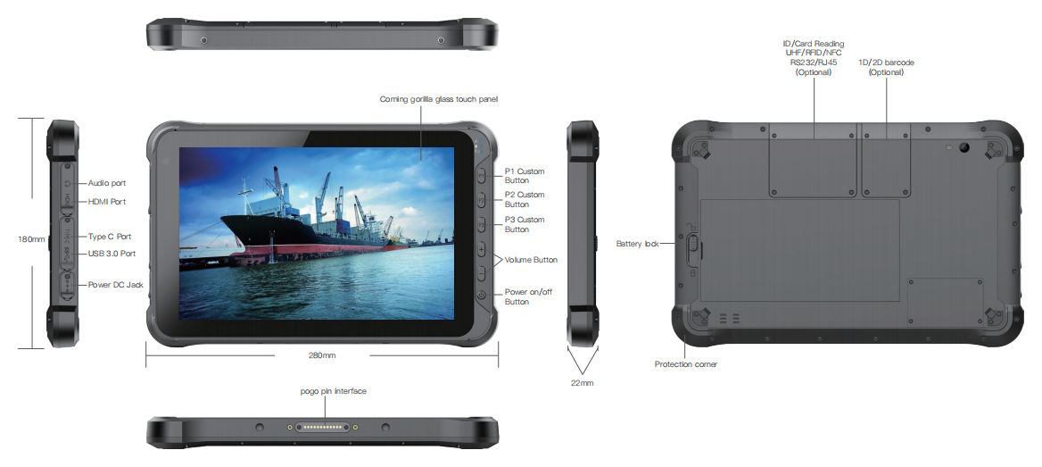 six_views_of_Q15P.p>>				    <h2>Προδιαγραφές του 10'' Android Tablet EM-Q15P Ανθεκτικός υπολογιστής</h2><p><br/></p><table cellpadding=